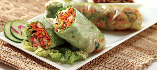 Spring Rolls with Dipping Sauce