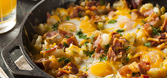 Bacon and Egg Hash