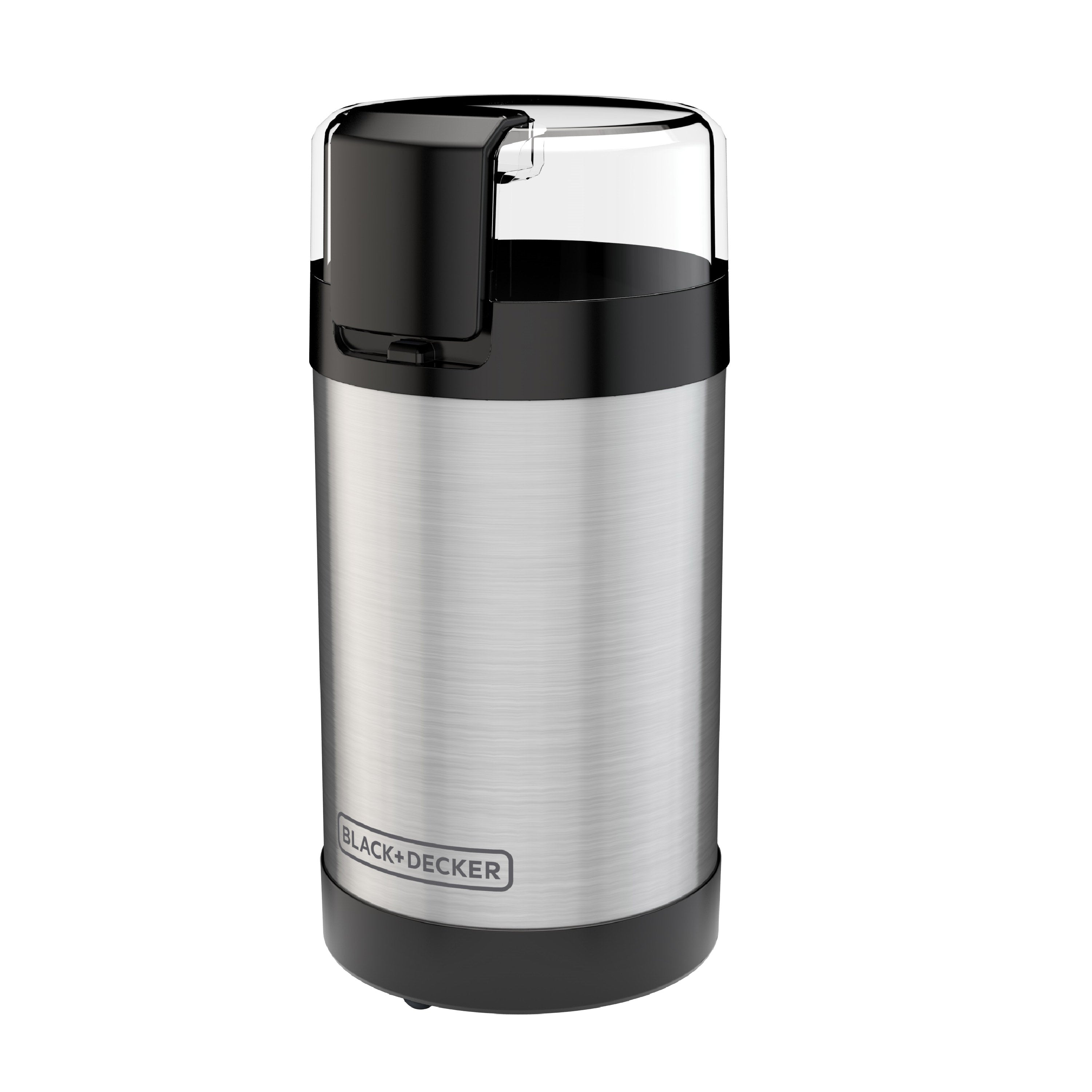 Black and Decker coffee grinder on a white background