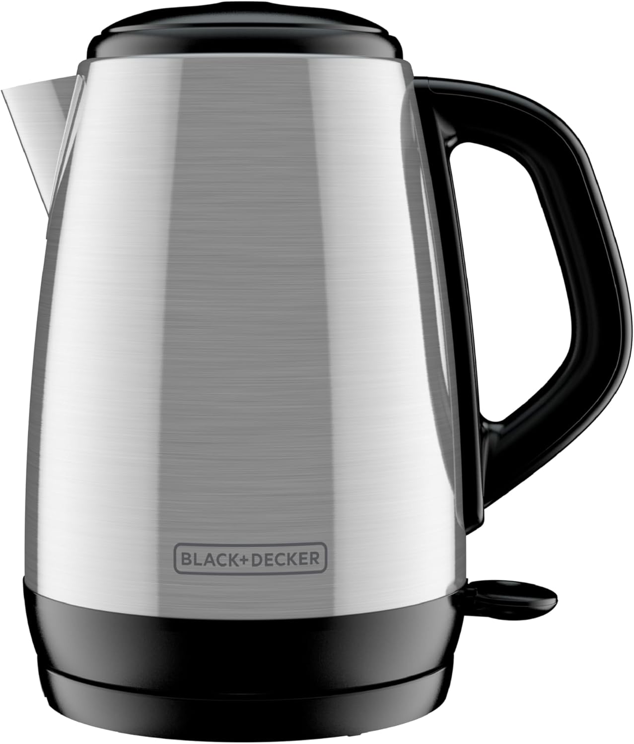 Black+Decker electric kettle on a white background