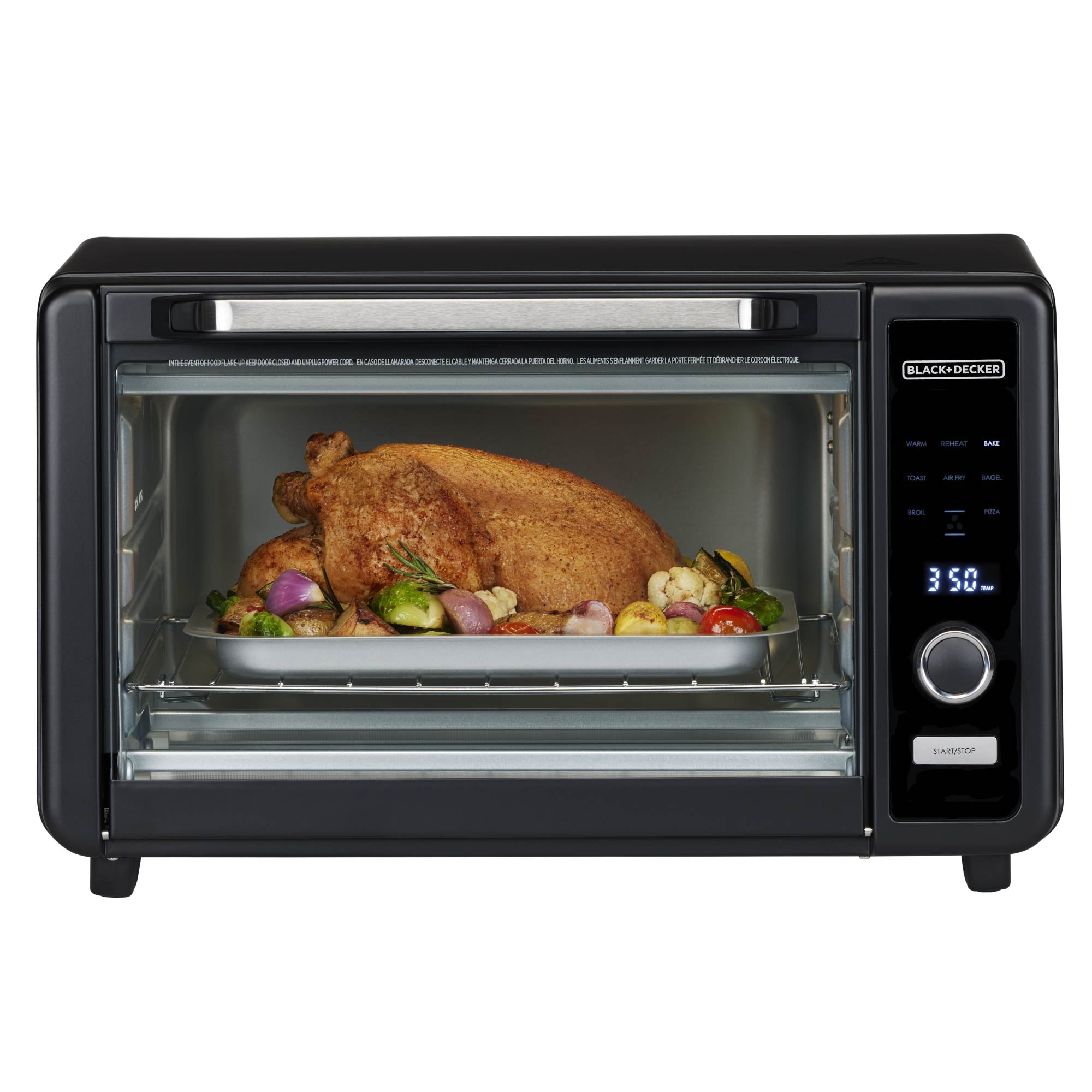 BLACK+DECKER　オーブントースター Crisp 'N Bake™ Digital Air Fry Toaster Oven – BLACK+DECKER