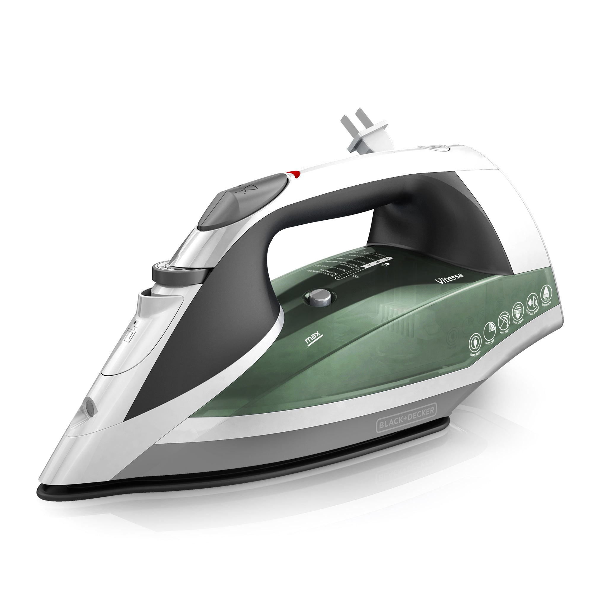 Vitessa™ Advanced Steam Cord Reel Iron – BLACK+DECKER
