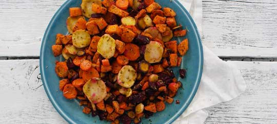Savory Roasted Root Vegetables