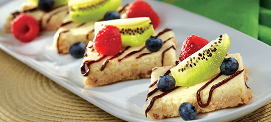 Fresh Fruit Dessert Bars