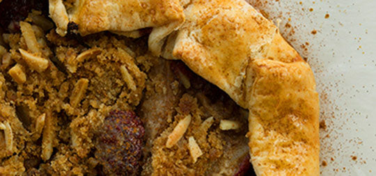 Pear and Blackberry Almond Galette