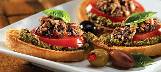 Tapenade Crostini
