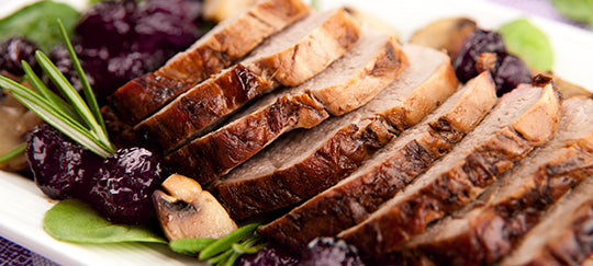 Pork Roast with Tart Cherries