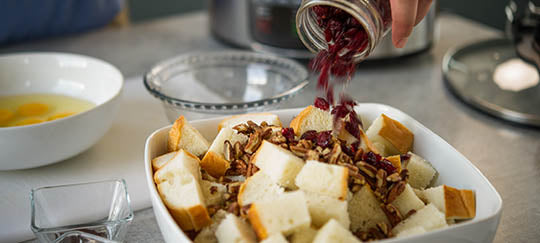 Pumpkin Bread Pudding