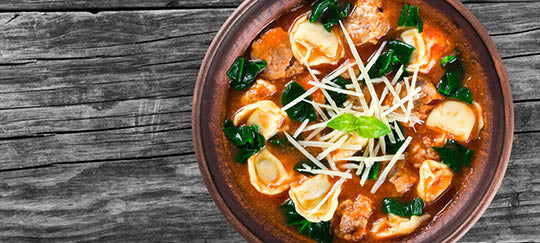 Veggie Tortellini Soup