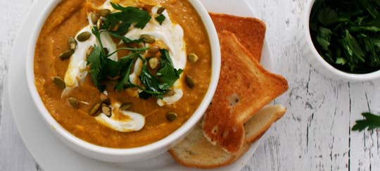 Roasted Butternut Squash Bisque