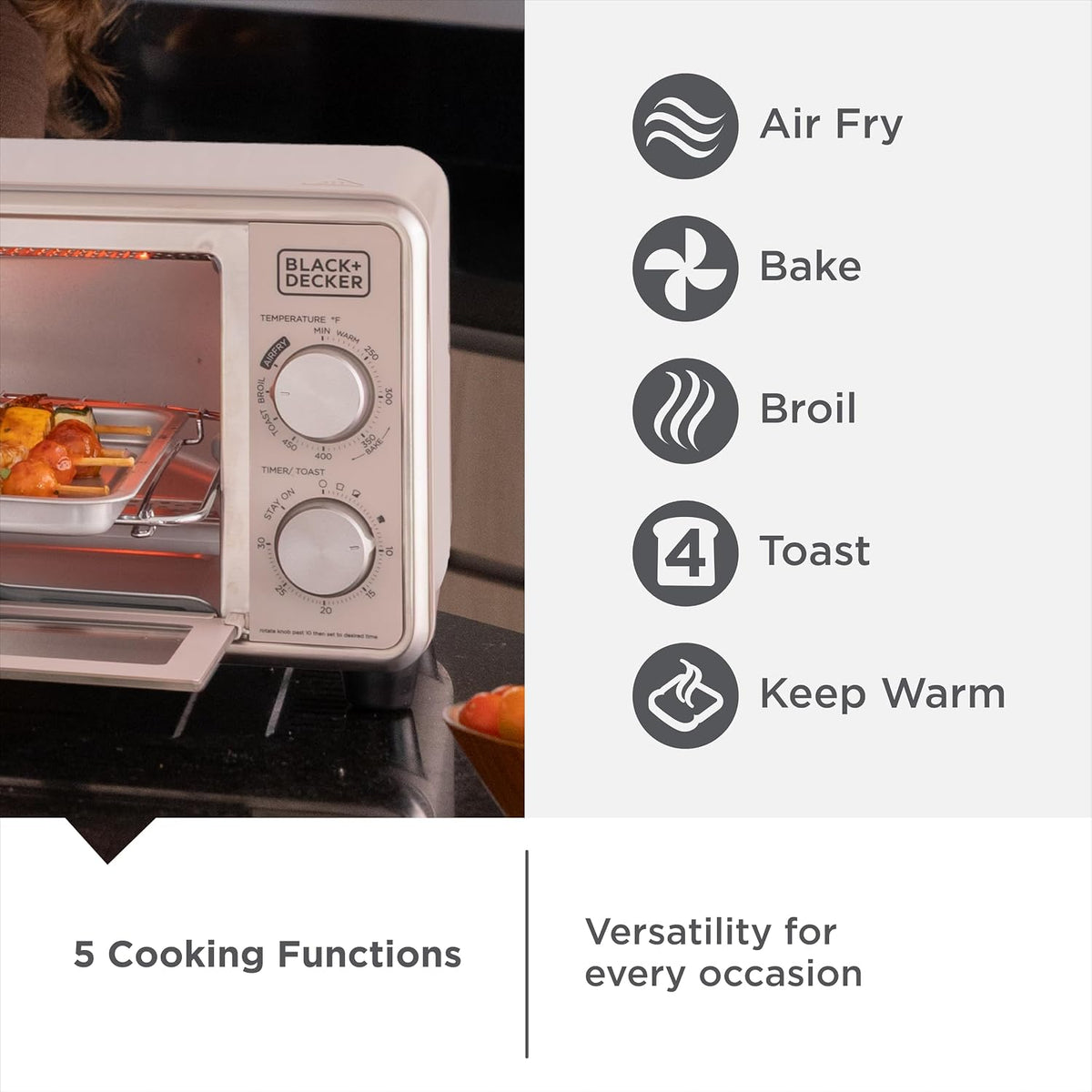 4-Slice Air Fry Toaster Oven