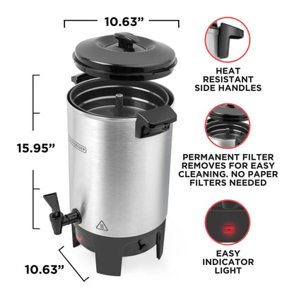 Aluminum Coffee Urn Accessories