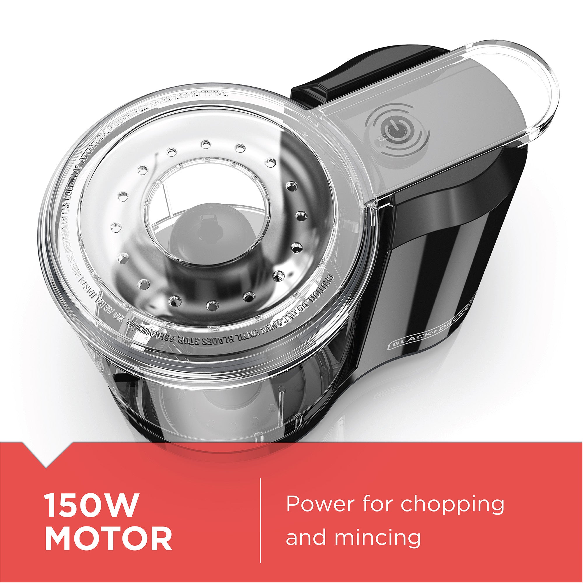 BLACK and Decker ミニフードチョッパー One-Touch 1.5 Cup Capacity Black Chopper – BLACK+DECKER
