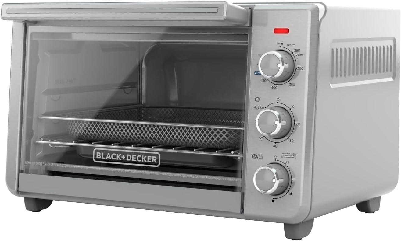 Air Bake™ 'N Crisp Toaster Smoke Bake+ KOIZUMI 電子レンジ・オーブン Fry BLACK+DECKER | Oven Toaster 6-Slice 電子レンジ・オーブン