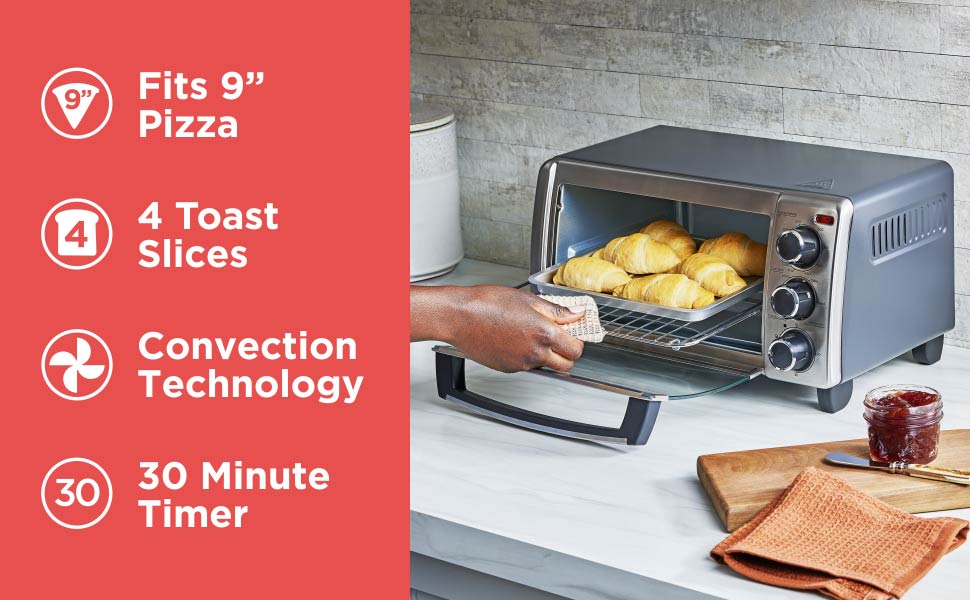 4 Slice Toaster Oven – BLACK+DECKER