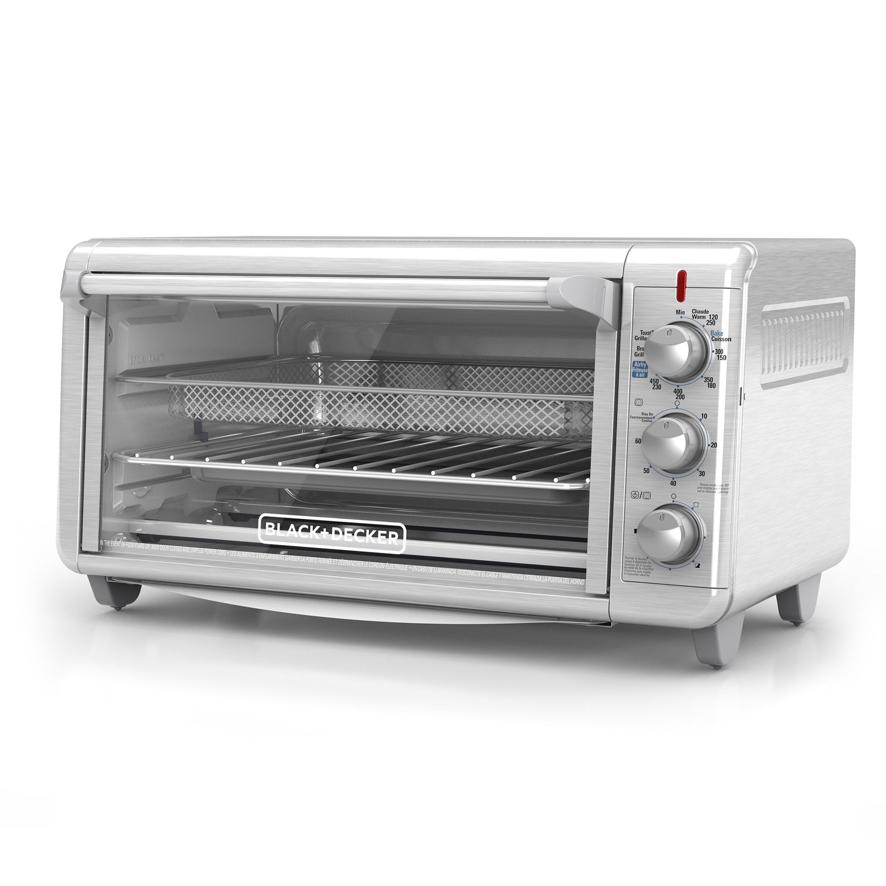 BLACK+DECKER Crisp ’N Bake Air Fry Toaster Oven (TO3265XSSD)